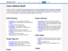 Tablet Screenshot of github.iamcal.com