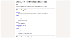 Desktop Screenshot of network.iamcal.com