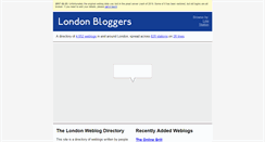 Desktop Screenshot of londonbloggers.iamcal.com